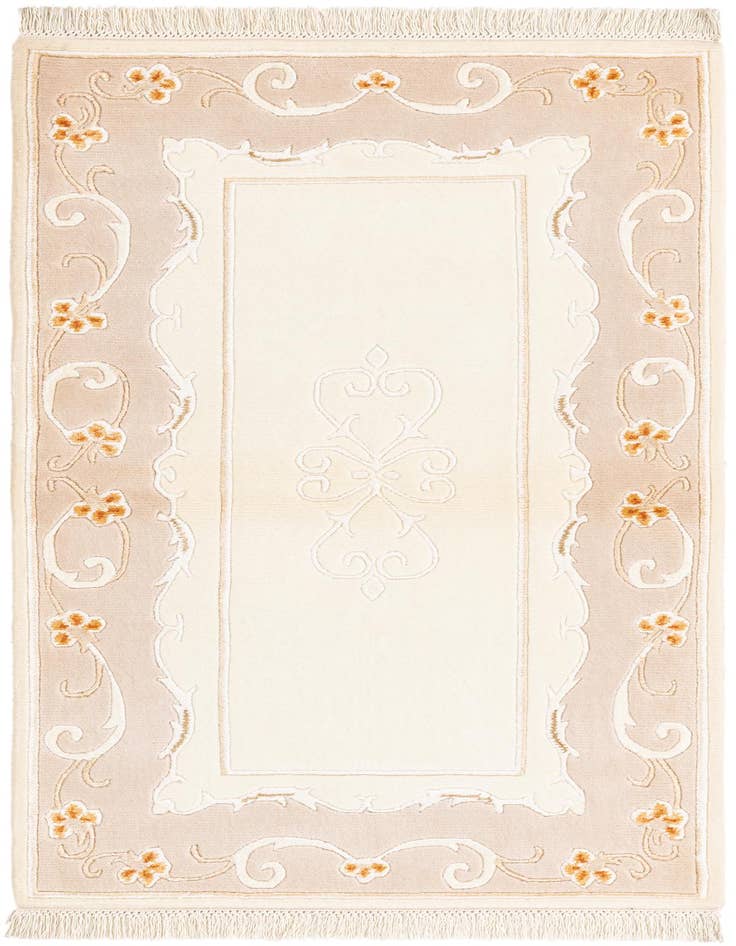 Detail image of 2' 9 x 4' 11 Hand Knotted Darya Wool Rug