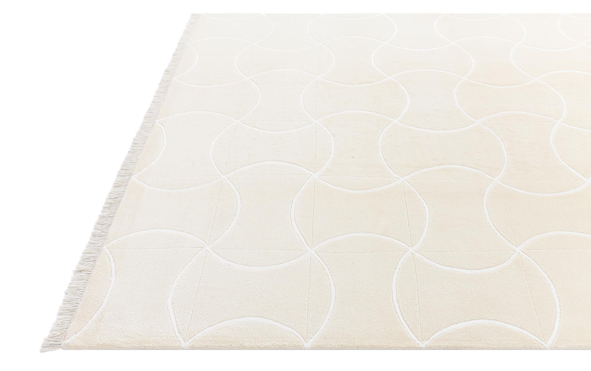 6' 7 x 10' Hand Knotted Darya Wool Rug