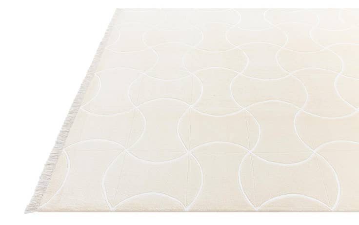 Detail image of 6' 7 x 10' Hand Knotted Darya Wool Rug