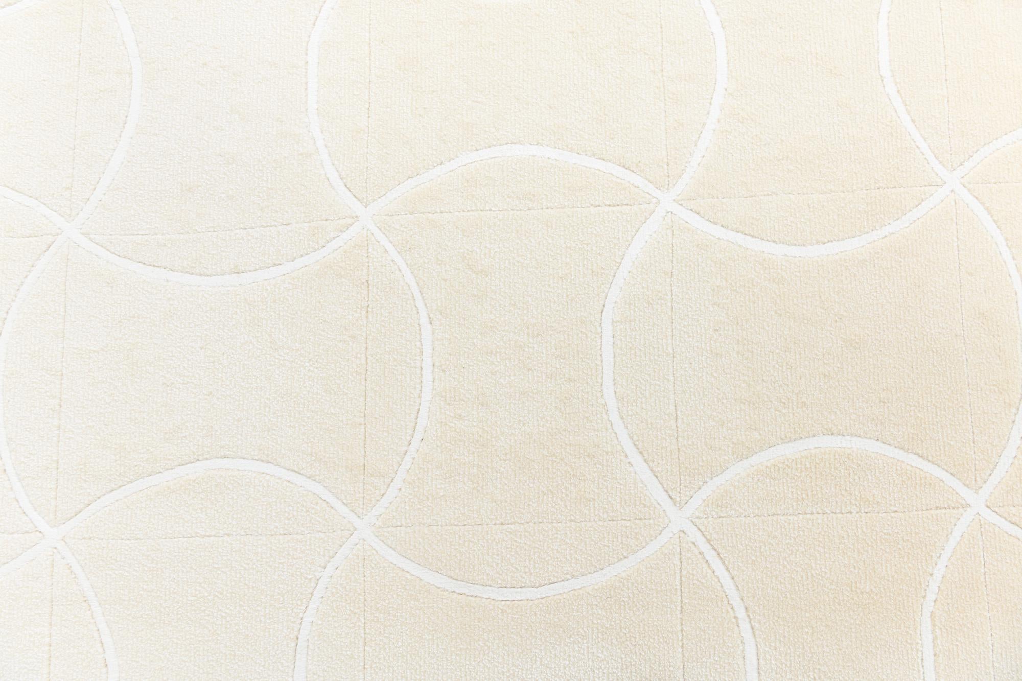 6' 7 x 10' Hand Knotted Darya Wool Rug