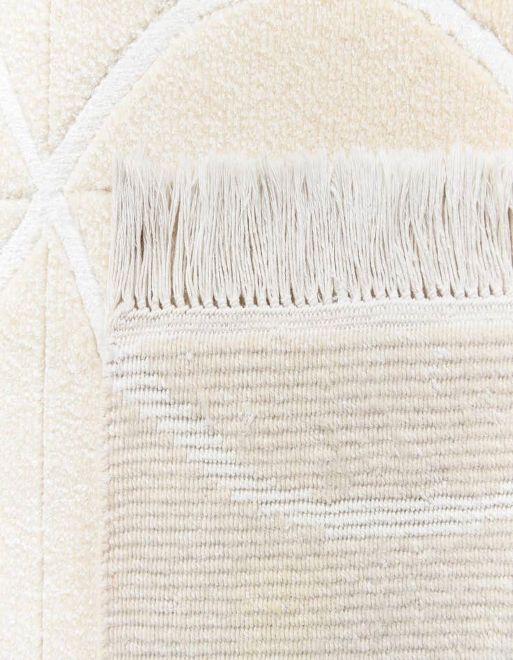 Detail image of 6' 7 x 10'  Hand Knotted Darya Wool Rug