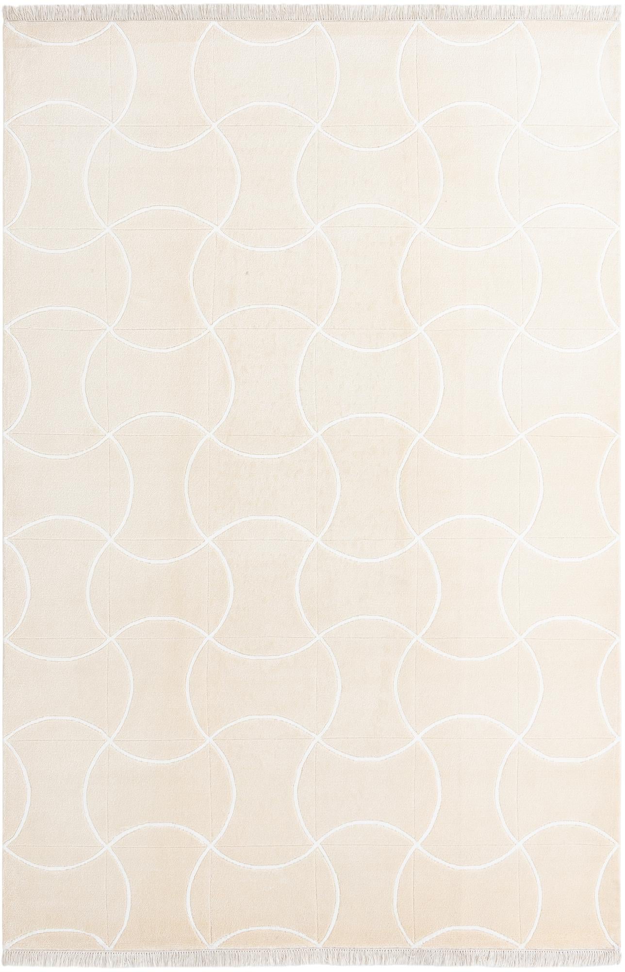 6' 7 x 10' Hand Knotted Darya Wool Rug