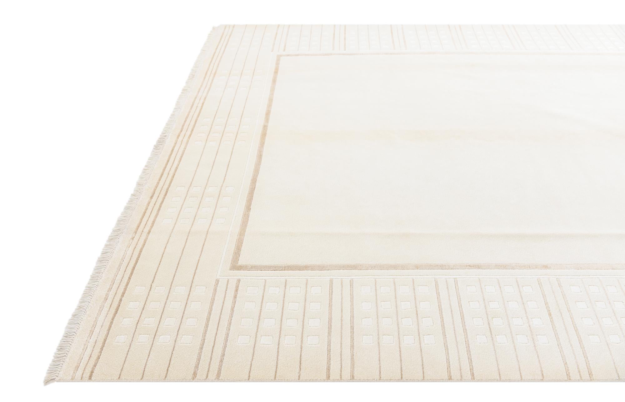 8' 2 x 11' 6 Hand Knotted Darya Wool Rug