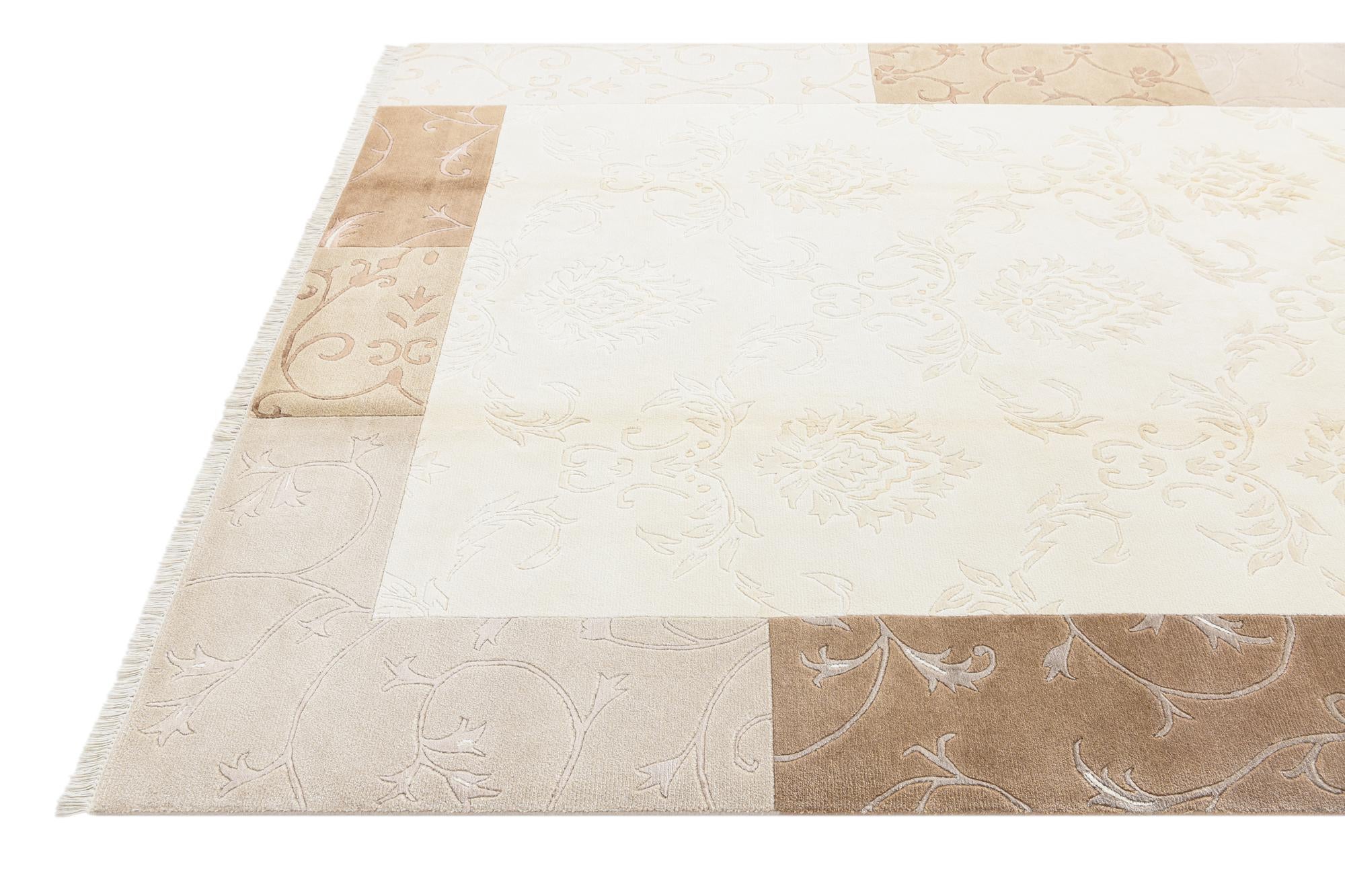 6' 6 x 10' Hand Knotted Darya Rug
