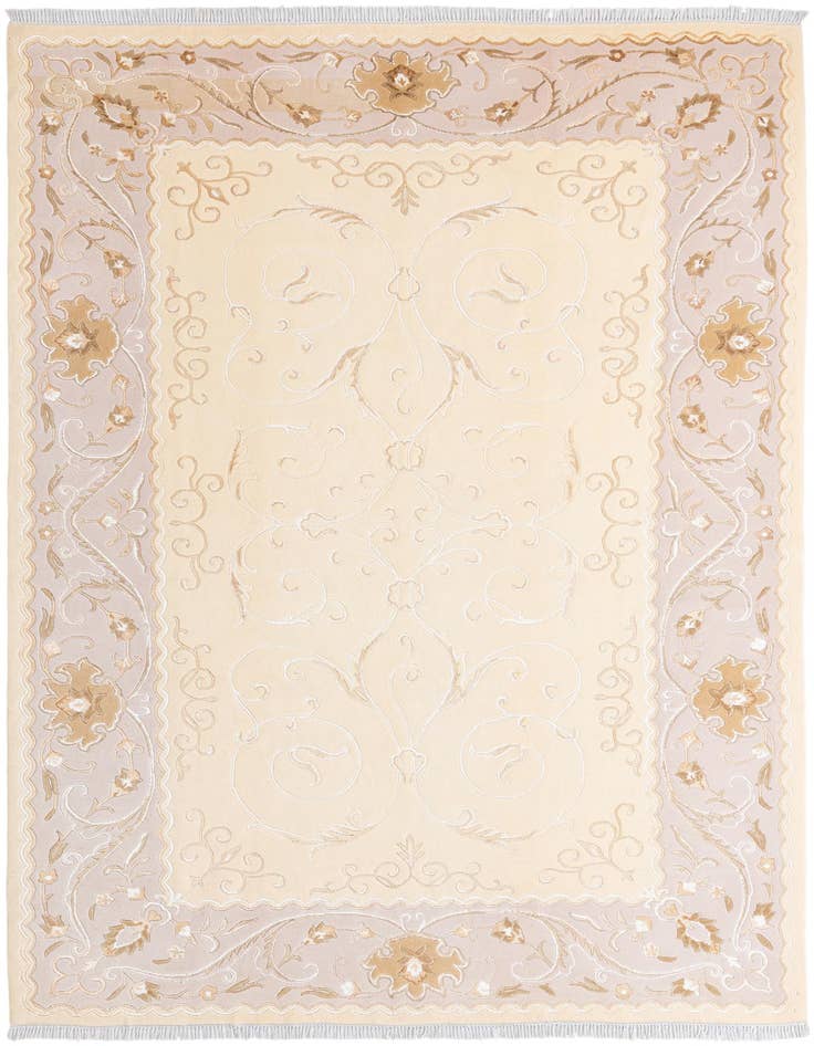 Detail image of 6' 8 x 9' 10 Hand Knotted Darya Rug