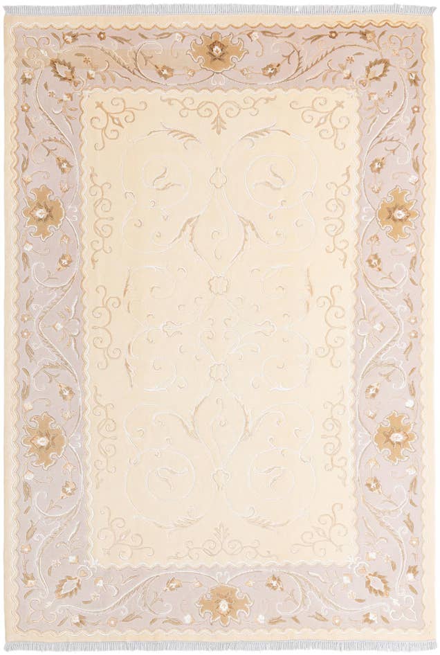 Detail image of 6' 8 x 9' 10 Hand Knotted Darya Rug