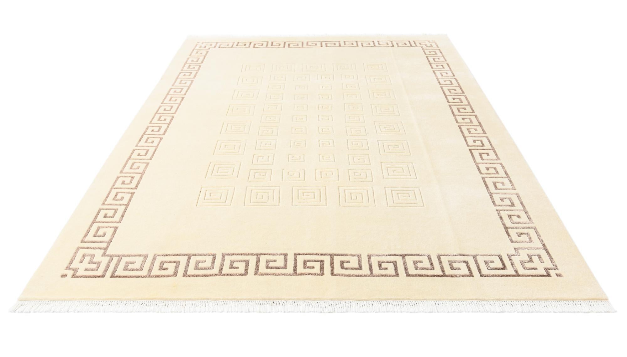 6' 8 x 9' 4 Hand Knotted Darya Wool Rug