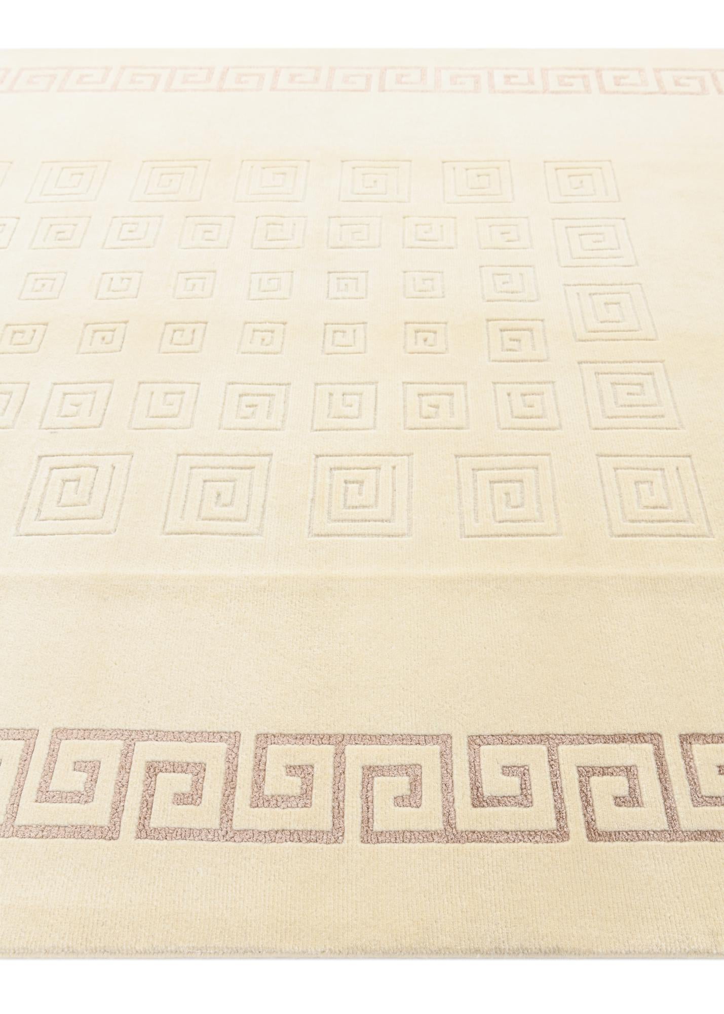 6' 8 x 9' 4 Hand Knotted Darya Wool Rug