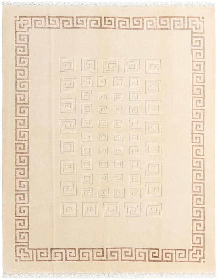 Detail image of 6' 8 x 9' 4 Hand Knotted Darya Wool Rug