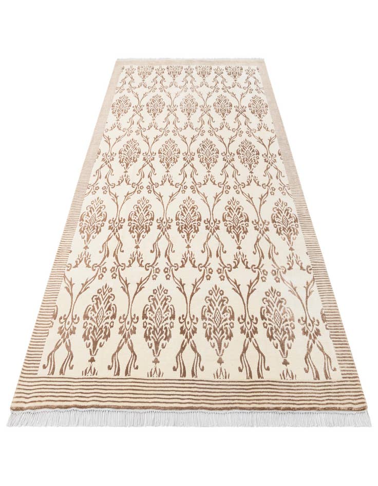 Detail image of 6' 8 x 10'  Hand Knotted Darya Wool Rug