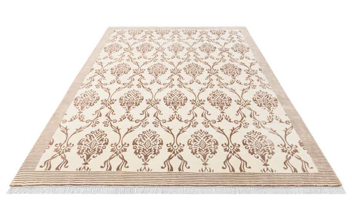 6' 8 x 10' Hand Knotted Darya Wool Rug