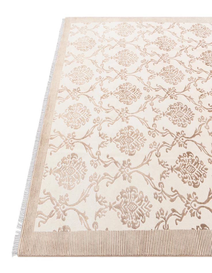 Detail image of 6' 8 x 10'  Hand Knotted Darya Wool Rug