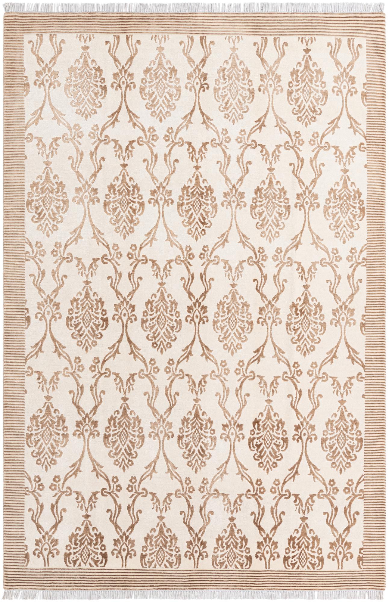6' 8 x 10' Hand Knotted Darya Wool Rug