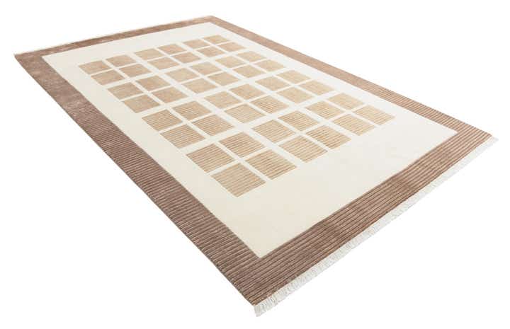 6' 7 x 9' 10 Hand Knotted Darya Wool Rug