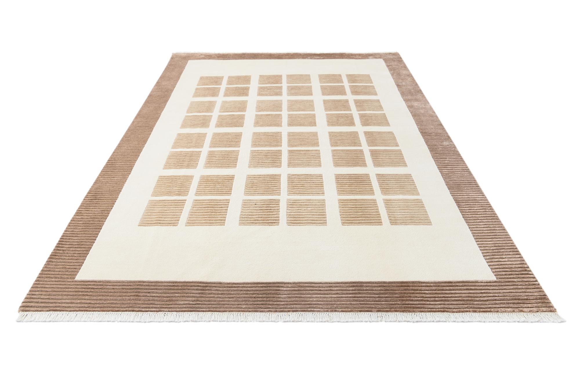 6' 7 x 9' 10 Hand Knotted Darya Wool Rug