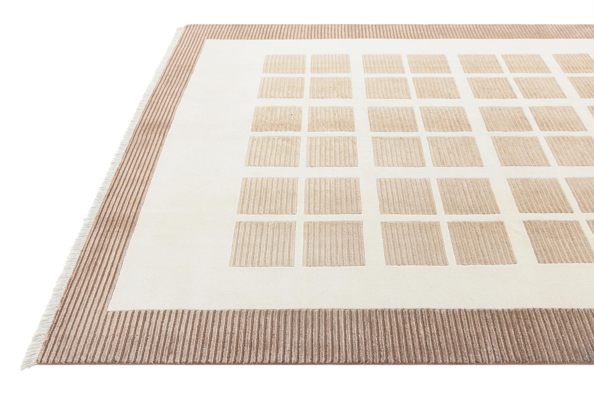 6' 7 x 9' 10 Hand Knotted Darya Wool Rug