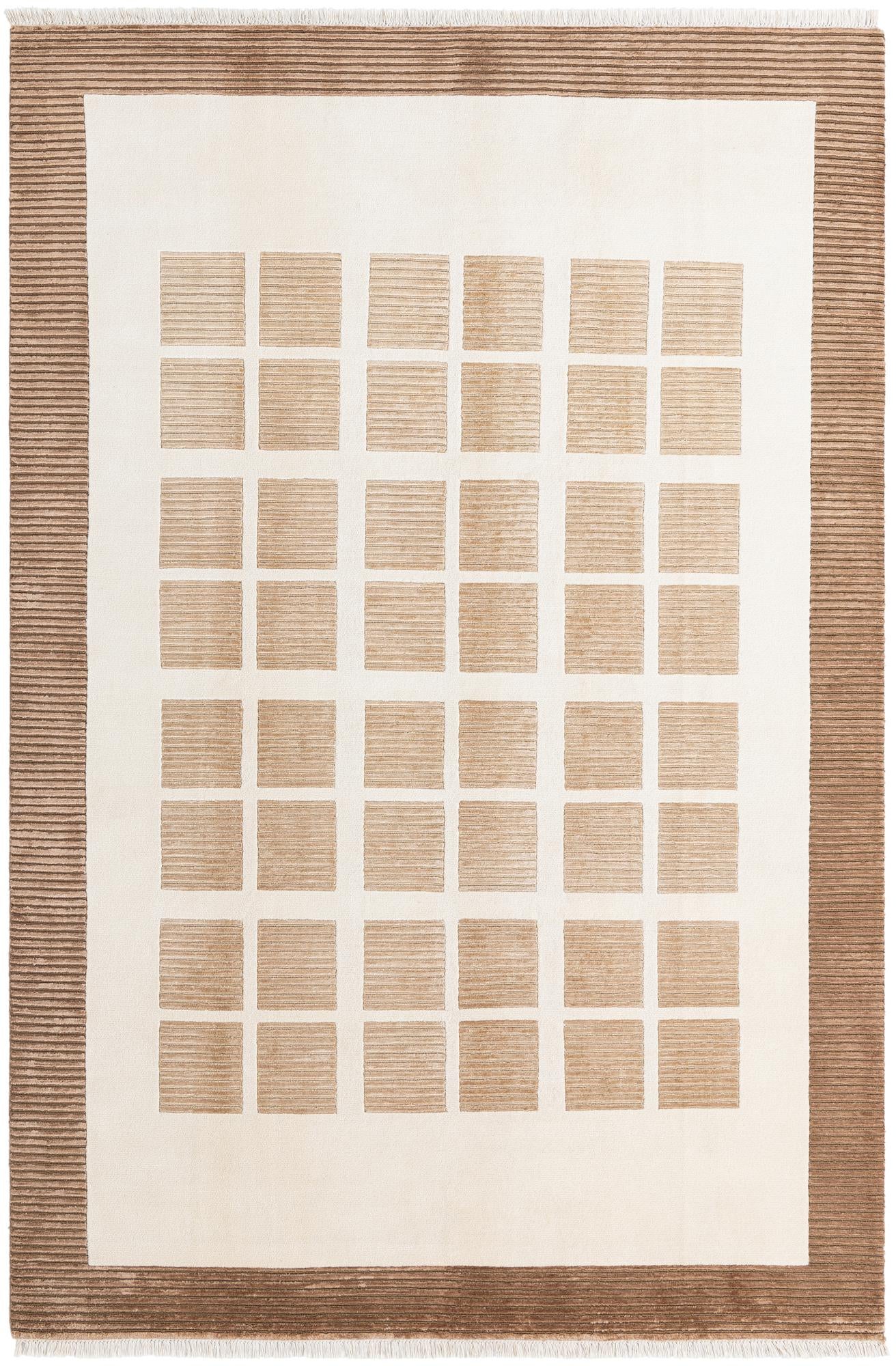 6' 7 x 9' 10 Hand Knotted Darya Wool Rug