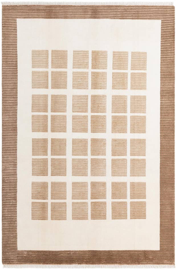 Detail image of 6' 7 x 9' 10 Hand Knotted Darya Wool Rug