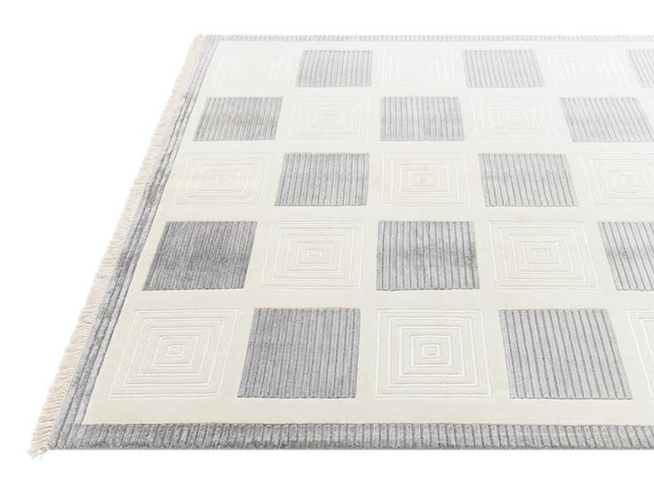 Detail image of 5' 6 x 7' 9 Hand Knotted Darya Wool Rug