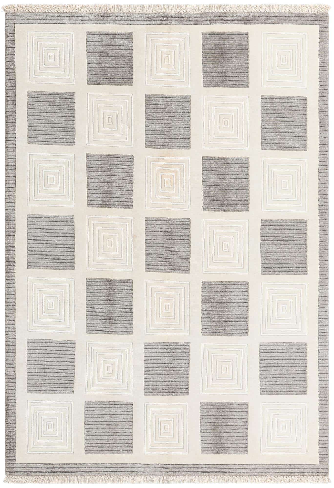 5' 6 x 7' 9 Hand Knotted Darya Wool Rug