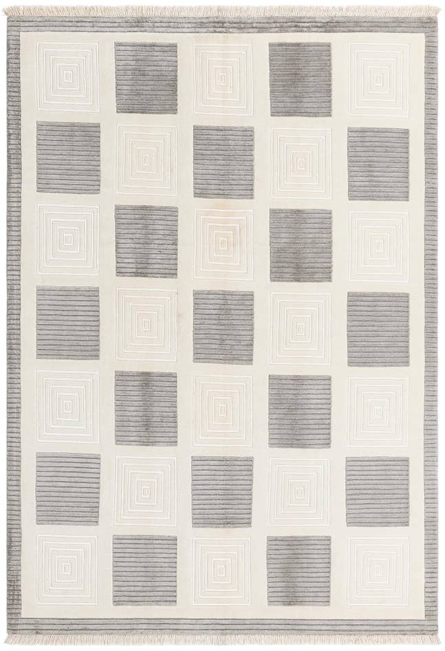 Detail image of 5' 6 x 7' 9 Hand Knotted Darya Wool Rug