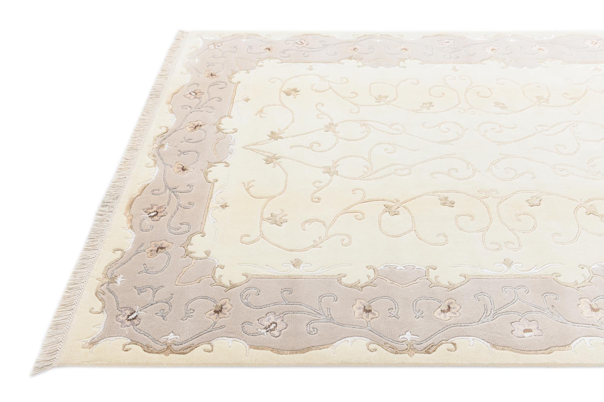 5' 9 x 7' 11 Hand Knotted Darya Rug