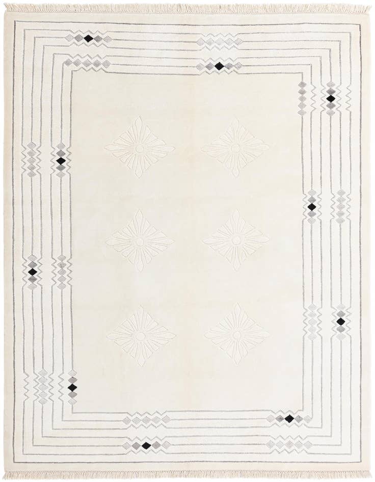 Detail image of 5' 8 x 7' 11 Hand Knotted Darya Rug