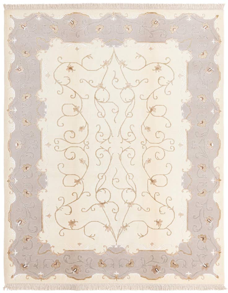 Detail image of 5' 10 x 7' 10 Hand Knotted Darya Rug