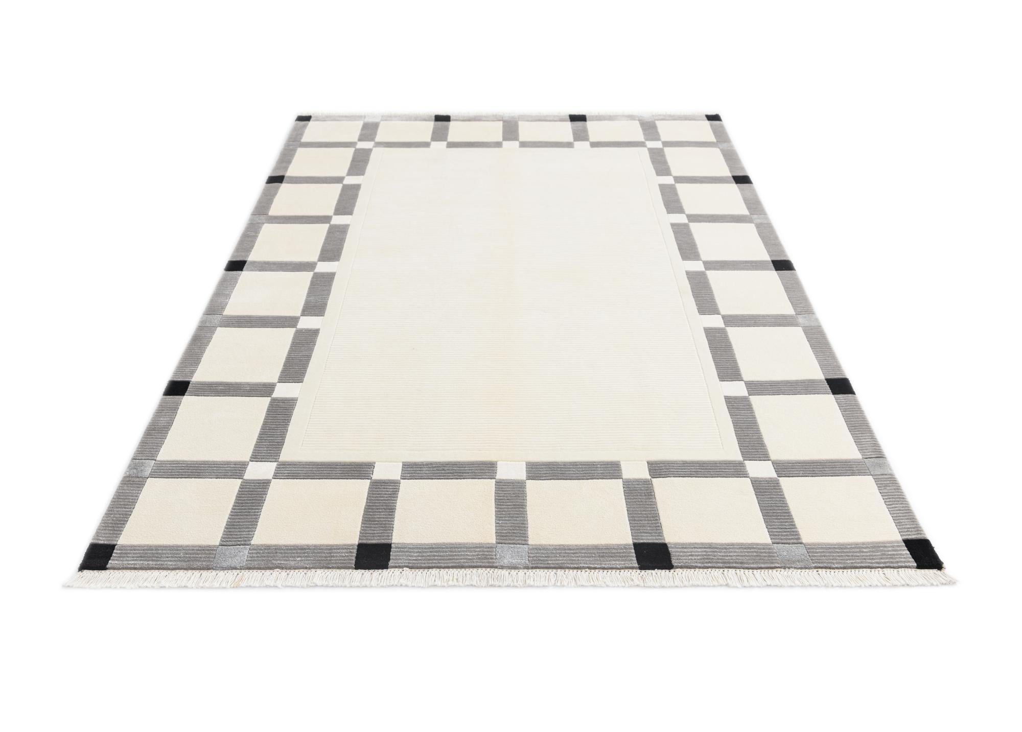 5' 8 x 7' 10 Hand Knotted Darya Wool Rug