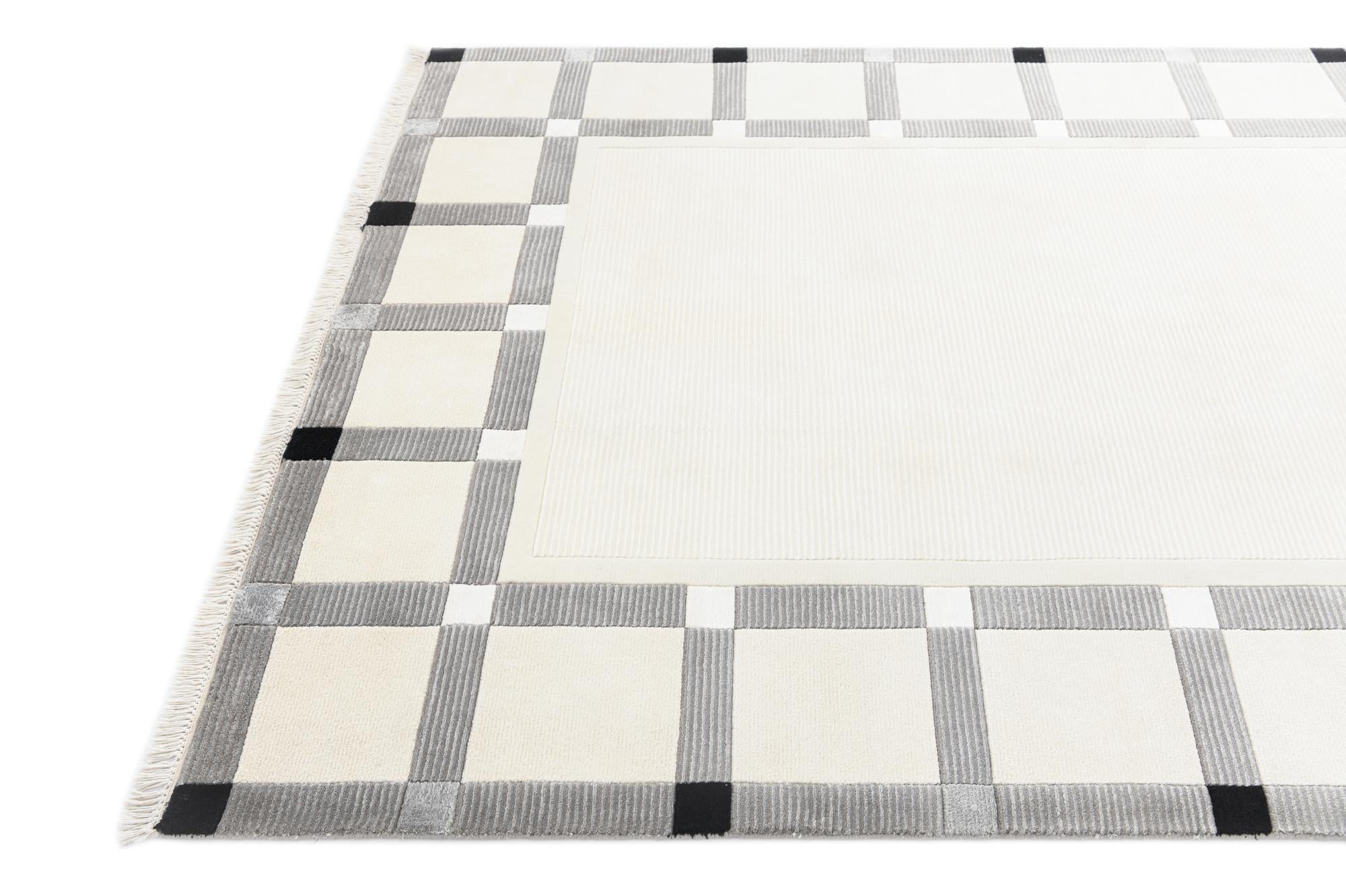 5' 8 x 7' 10 Hand Knotted Darya Wool Rug