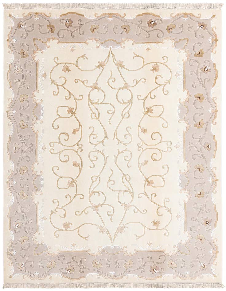 Detail image of 5' 8 x 8' Hand Knotted Darya Rug