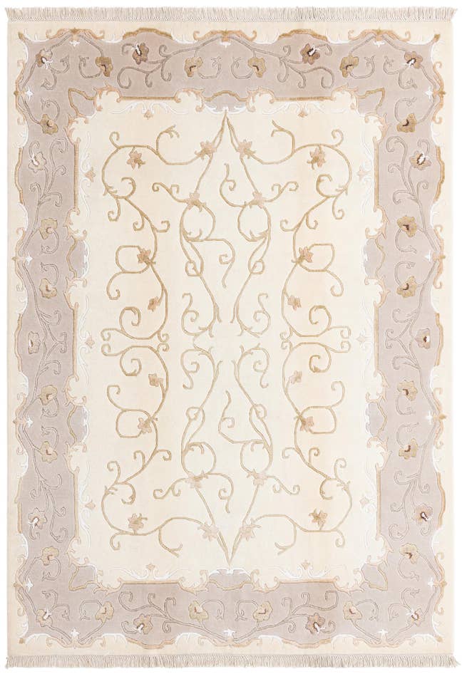 Detail image of 5' 8 x 8' Hand Knotted Darya Rug