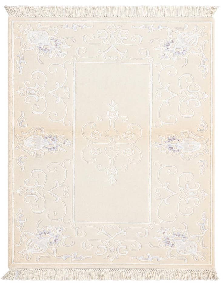 Detail image of 2' 7 x 4' 7 Hand Knotted Darya Rug