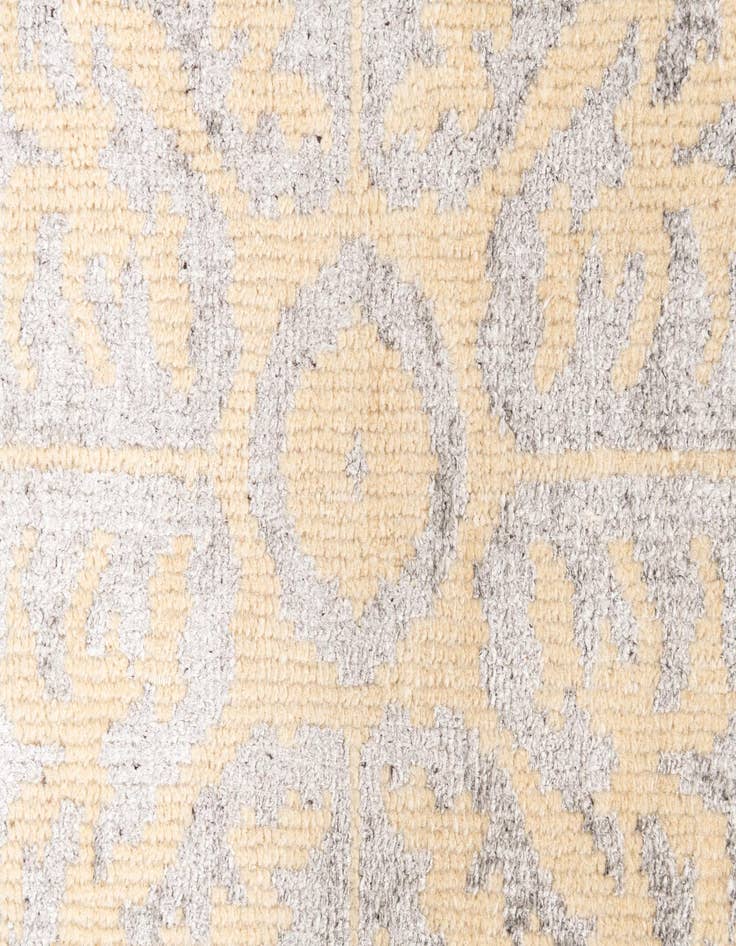 Detail image of 4' 10 x 8'  Hand Knotted Darya Rug