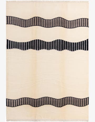 6' 7 x 9' 5 Hand Knotted Darya Wool Rug