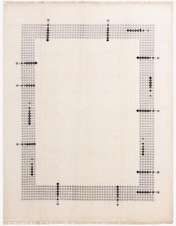 7' 9 x 9' 10 Hand Knotted Darya Wool Rug