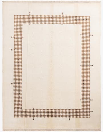 7' 10 x 9' 10 Hand Knotted Darya Wool Rug