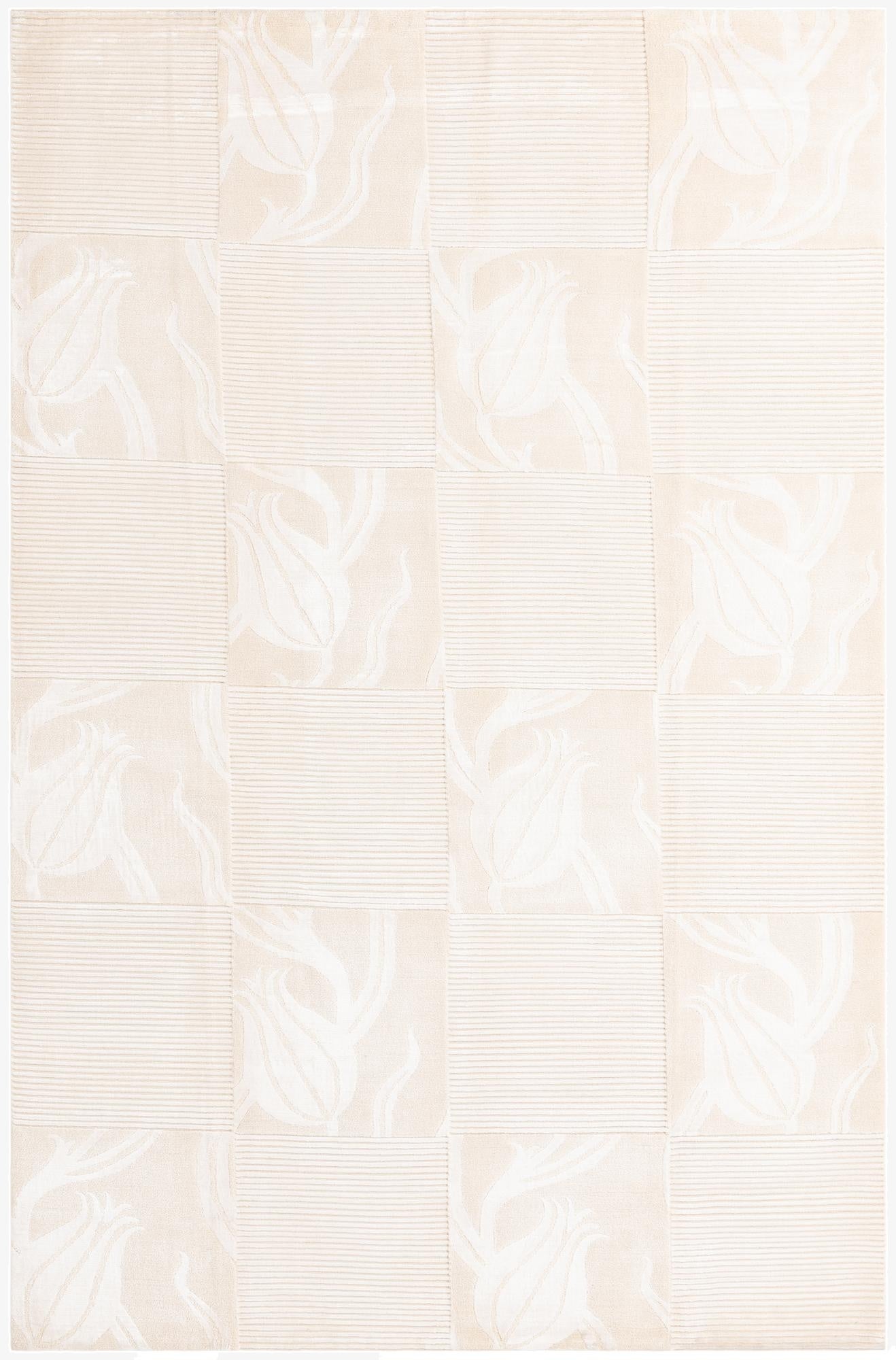 6' 7 x 10' 2  Hand Knotted Darya Wool Rug