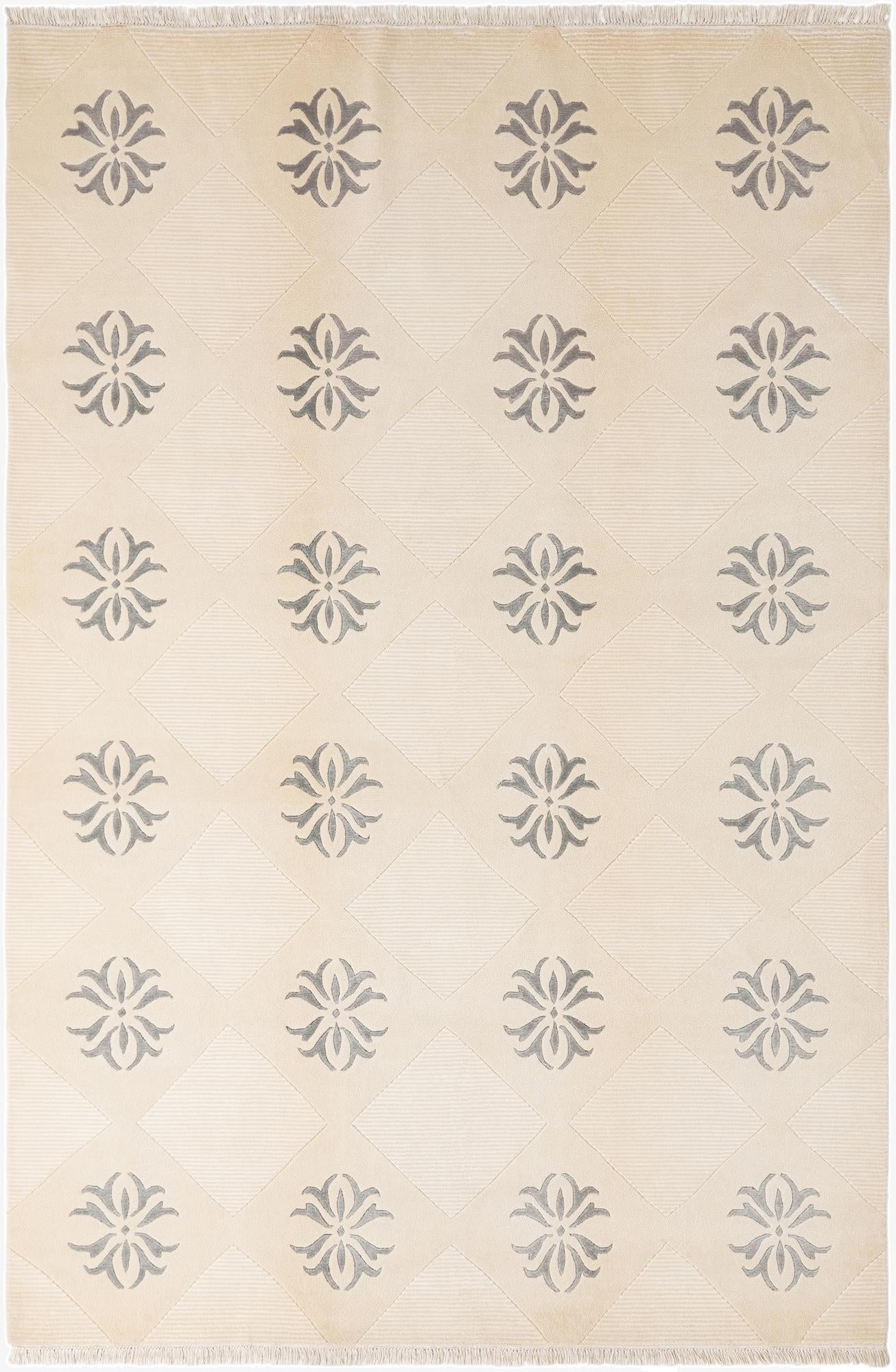 6' 7 x 9' 10  Hand Knotted Darya Wool Rug