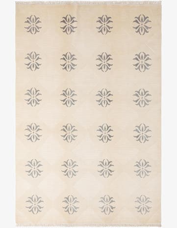 6' 7 x 9' 10 Hand Knotted Darya Wool Rug