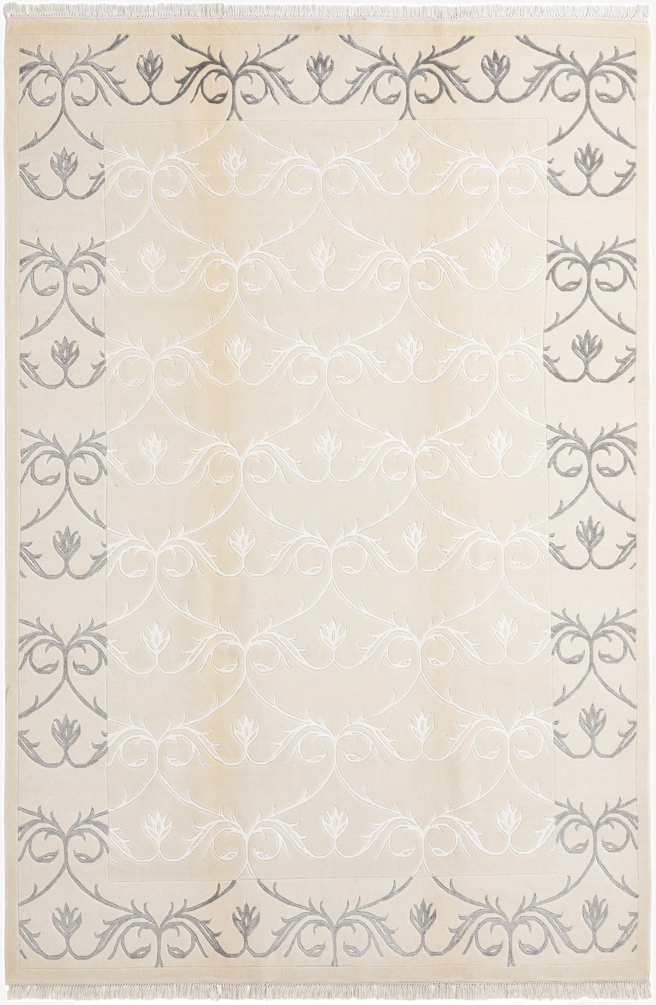 6' 6 x 9' 10  Hand Knotted Darya Wool Rug