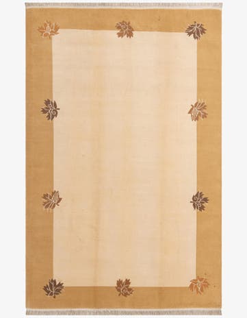 6' 6 x 10' Hand Knotted Darya Wool Rug