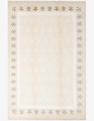 6' 7 x 9' 9 Hand Knotted Darya Wool Rug