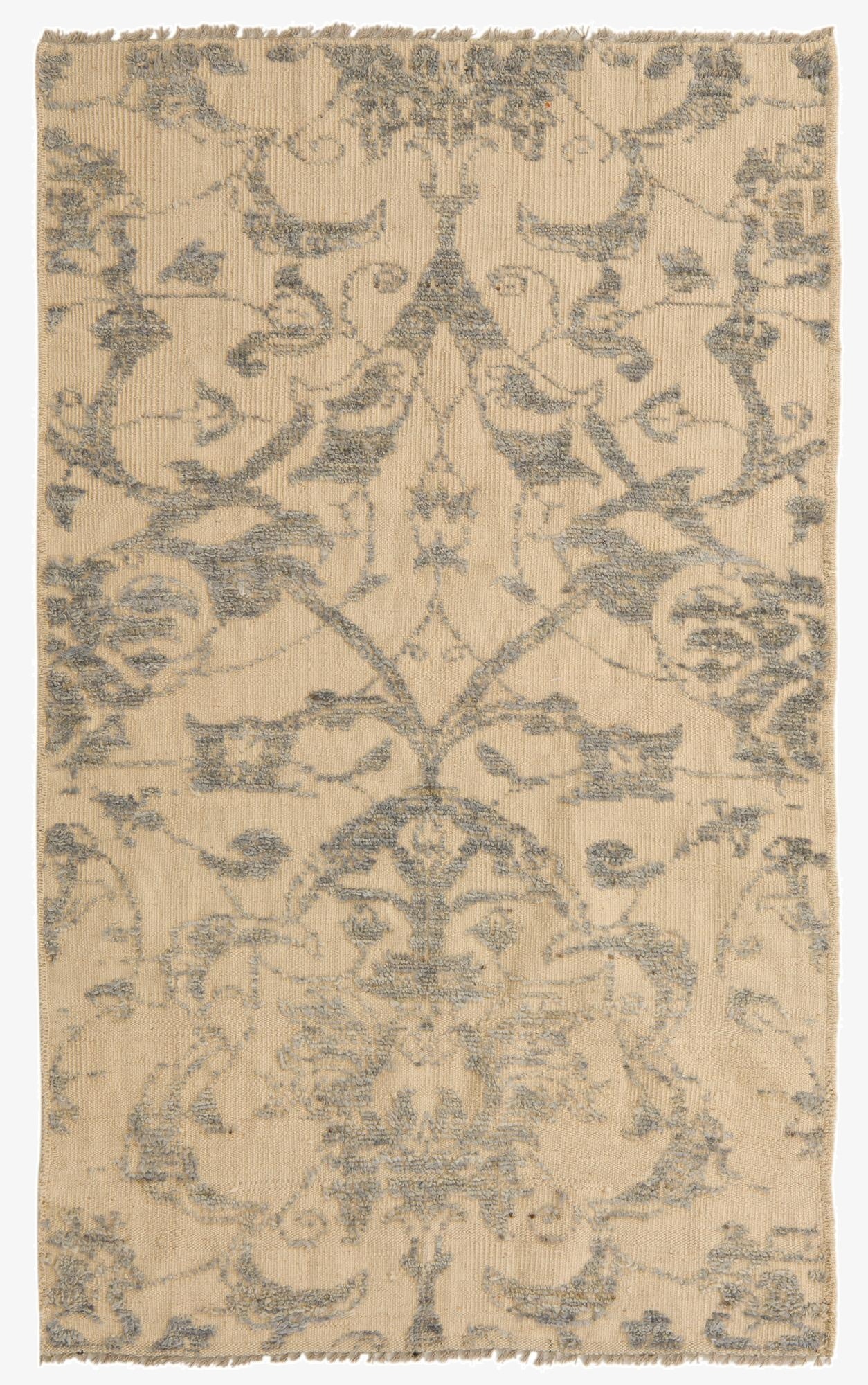 3' 10 x 6' 4  Hand Knotted Darya Wool Rug