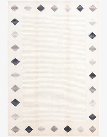 6' 8 x 9' 11 Hand Knotted Darya Wool Rug