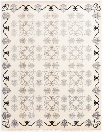 7' 11 x 10' Hand Knotted Darya Wool Rug