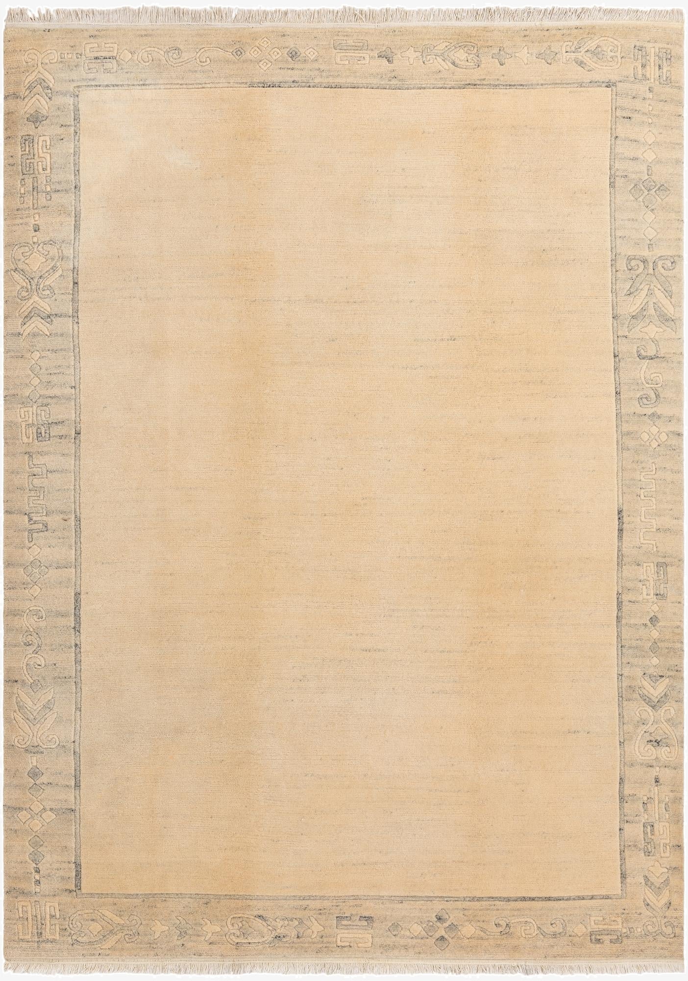 6' 8 x 9' 7  Hand Knotted Darya Wool Rug