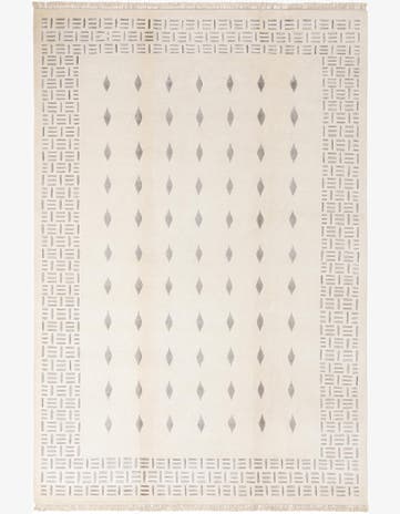 6' 8 x 9' 10 Hand Knotted Darya Wool Rug