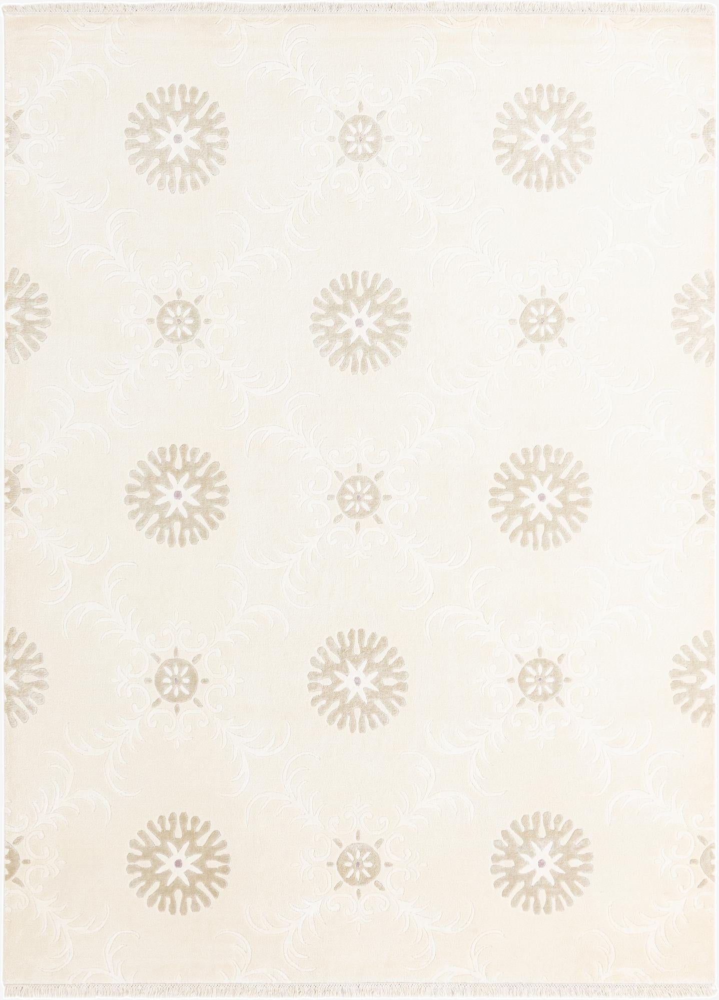 6' 11 x 9' 6  Hand Knotted Darya Wool Rug