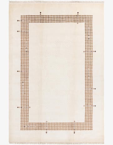 6' 11 x 10' Hand Knotted Darya Wool Rug